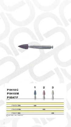 Полировочный бор по керамике 2-я ступень / P 9419 M 204.030, Drendel + Zweiling DIAMANT GmbH, Германия  