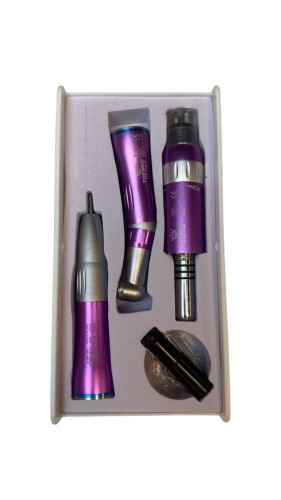 Наконечник TOPMED НАБОР TM-205-P (прямой, угловой кнопка, микромотор вода внутри) фиолетовый (Китай